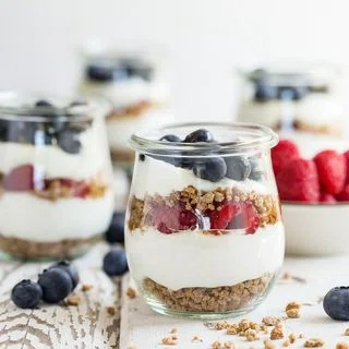 Red, White and Blue Parfaits