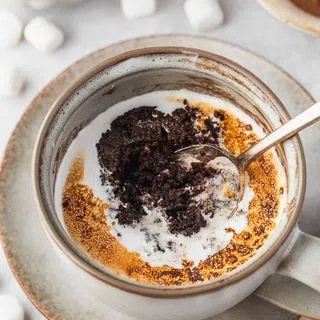 A Cozy Hot Chocolate Mug Cake