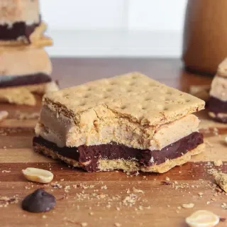 Frozen Peanut Butter S'mores