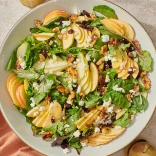 Apple, Pear and Goat Cheese Fall Salad