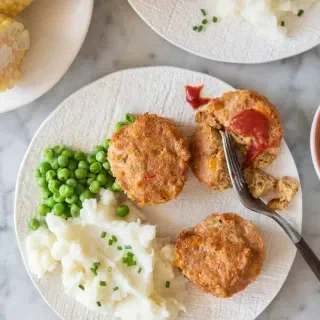 Cheesy Turkey Meatloaf Bites