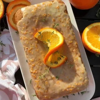 Orange Thyme Olive Oil Cake