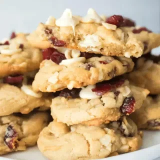 White Chocolate Cranberry Cookies