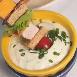 Turkey Club Sandwich Kebabs