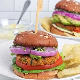 California-Style Veggie Burgers