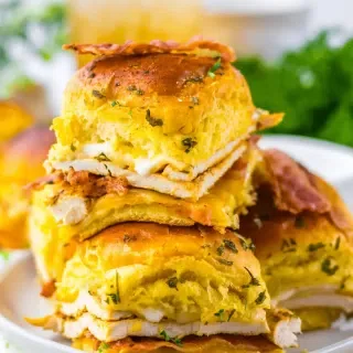 Chicken Bacon Ranch Sliders