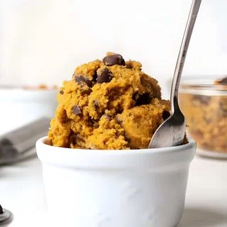 Edible Pumpkin Cookie Dough