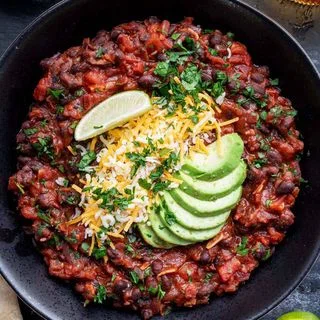 Loaded Mexican-Style Beans