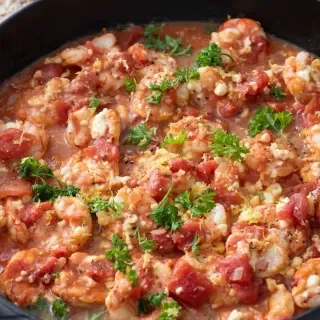 Greek Style Shrimp