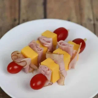 Ham and Cheese Appetizer Skewers