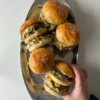 Big Mac Sliders with Homemade Slider Buns