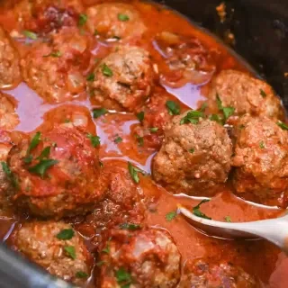 Crockpot Italian Sausage Meatballs