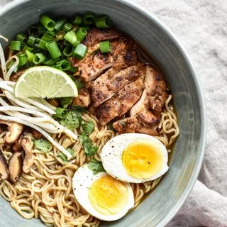 Simple Shiitake Mushroom Chicken Ramen