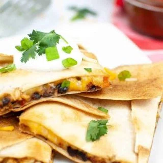 Shredded Chicken Quesadilla