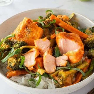 Thai-Inspired Salmon Coconut Curry