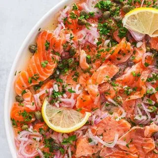 Salmon Crudo