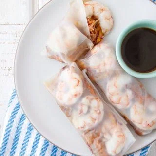 Asian Slaw Spring Rolls