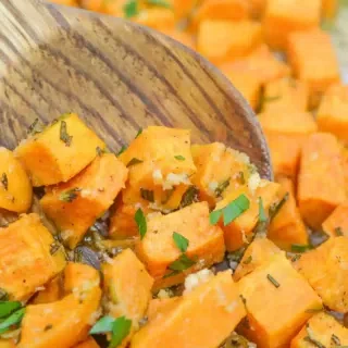 Crispy Savory Sweet Potatoes