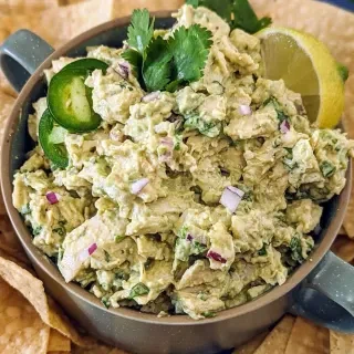 Guacamole Chicken Salad (Quick and Easy)