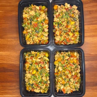 Healthy Turkey & Vegetable Skillet Meal Prep