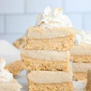 Vegan Coconut Cheesecake Bars
