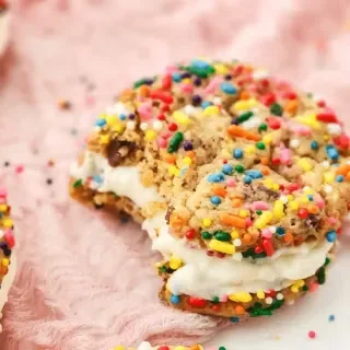 5 Ingredient Funfetti Sugar Cookie Sandwiches