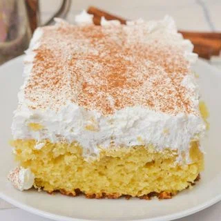 Eggnog Poke Cake
