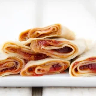 Peanut Butter and Jelly Crepes