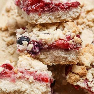 Strawberry Crumble Bars