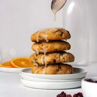 Paleo Orange Cranberry Cookies