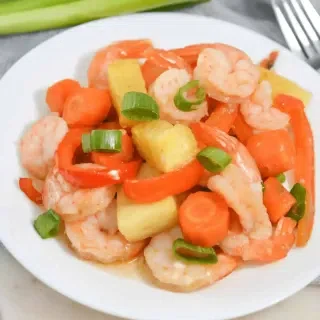 Sheet Pan Shrimp Teriyaki and Pineapple