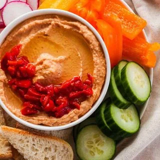 Roasted Red Pepper Hummus