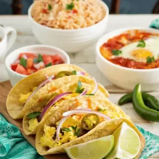 Egg and Sausage Tacos
