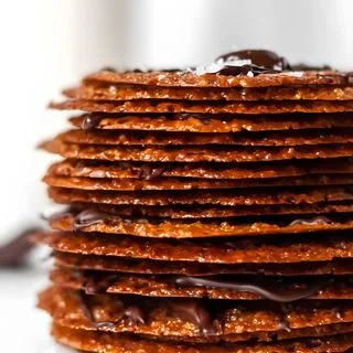 Crispy Almond Flour Lace Cookies (Gluten Free)
