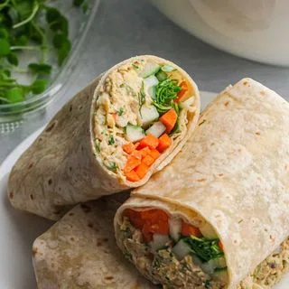 Smashed Chickpea Salad (wrap or sandwich)