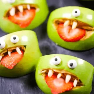 Halloween Apple Monsters