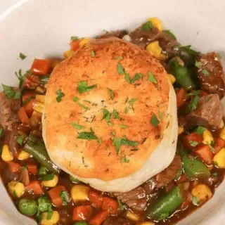 Skillet Beef Pot Pie