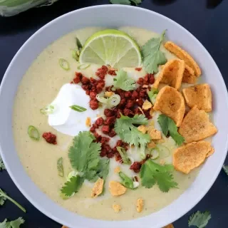 Corn and Poblano Chowder