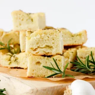 Quick Garlic Rosemary Focaccia Bread