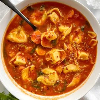 Vegan Tortellini Soup