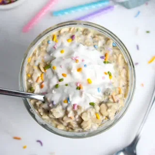 Birthday Cake Overnight Oats