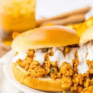 Slow Cooker Buffalo Chicken Sloppy Joes