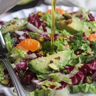 Radicchio Orange Pistachio Salad
