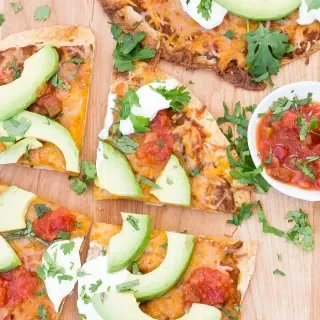 Mexican Tortilla Pizza