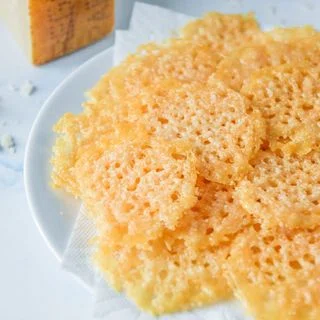 Baked Parmesan Crisps