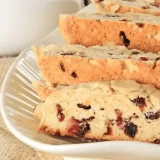 Cranberry Orange Biscotti