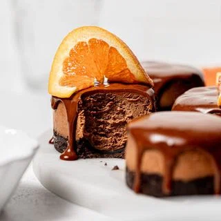 Mini Chocolate Orange Cheesecakes