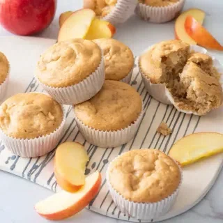 Apple Applesauce Muffins