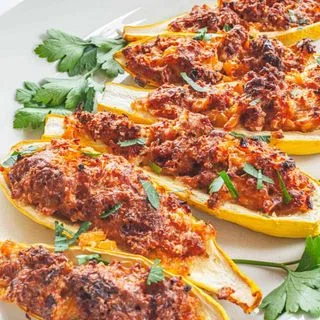 Stuffed Summer Squash