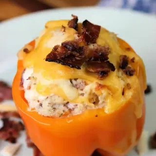 Chicken Stuffed Bell Peppers